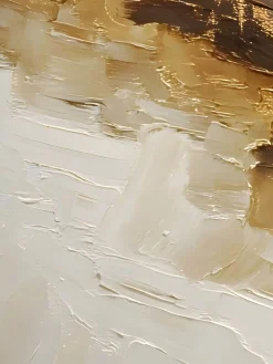 Handgemaltes Gemälde 'Goldener Strom' | Echtheitszertifikat inklusive