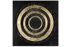 Handgemaltes Gemälde 'Golden Illusion' 60x60cm | inkl. Echtheitszertifikat