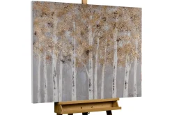 Handgemaltes Gemälde 'Gold of Birches' 100x75cm | inkl. Echtheitszertifikat