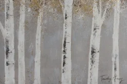 Handgemaltes Gemälde 'Gold of Birches' 100x75cm | inkl. Echtheitszertifikat