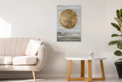 Handgemaltes Gemälde 'Gold of the Dawn' 60x90cm | inkl. Echtheitszertifikat