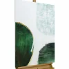 Handgemaltes Gemälde 'Green Continents' 60x90cm | inkl. Echtheitszertifikat