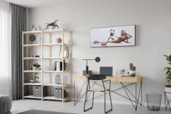 Handgemaltes Gemälde 'Grüner Charmeur' 120x60cm | inkl. Echtheitszertifikat