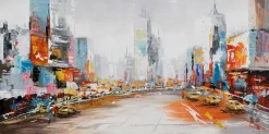 Handgemaltes Gemälde 'Großstadtfieber' 100x50cm | inkl. Echtheitszertifikat