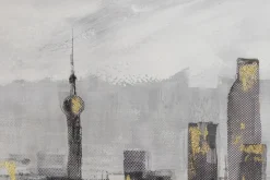 Handgemaltes Gemälde 'Großstadtliebe' 100x70cm | inkl. Echtheitszertifikat