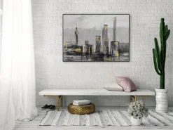 Handgemaltes Gemälde 'Großstadtliebe' 100x70cm | inkl. Echtheitszertifikat