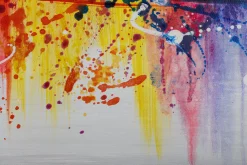 Handgemaltes Gemälde 'Hanover Skyline Silhouette' 120x60cm | inkl. Echtheitszertifikat