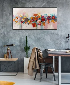 Handgemaltes Gemälde 'Harmonie der Farben' 120x60cm | inkl. Echtheitszertifikat