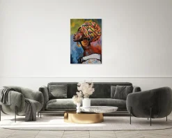 Handgemaltes Gemälde 'Head Up' 70x100cm | inkl. Echtheitszertifikat