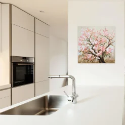 Handgemaltes Gemälde 'Heiteres Hanami' 80x80cm | inkl. Echtheitszertifikat