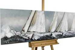 Handgemaltes Gemälde 'Helden der See' 150x50cm | inkl. Echtheitszertifikat