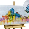 Handgemaltes Gemälde 'Helsinki Cathedral' 120x60cm | inkl. Echtheitszertifikat