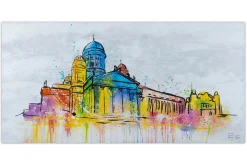 Handgemaltes Gemälde 'Helsinki Cathedral' 120x60cm | inkl. Echtheitszertifikat