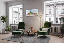 Handgemaltes Gemälde 'Helsinki Cathedral' 120x60cm | inkl. Echtheitszertifikat