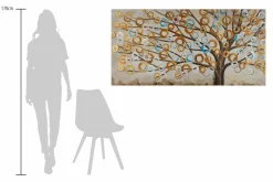Handgemaltes Gemälde 'Herbstblues' 140x70cm | inkl. Echtheitszertifikat