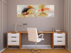 Handgemaltes Gemälde 'Herzenswärme' 150x50cm | inkl. Echtheitszertifikat