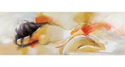 Handgemaltes Gemälde 'Herzenswärme' 150x50cm | inkl. Echtheitszertifikat