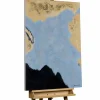 Handgemaltes Gemälde 'Hidden Lake' 75x100cm | inkl. Echtheitszertifikat