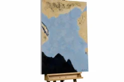 Handgemaltes Gemälde 'Hidden Lake' 75x100cm | inkl. Echtheitszertifikat
