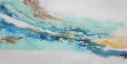 Handgemaltes Gemälde 'Himmelsdiagonale' 120x60cm | inkl. Echtheitszertifikat