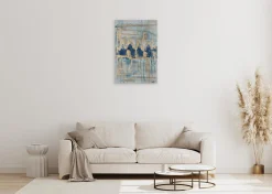 Handgemaltes Gemälde 'Hypnotic Turquoise' 60x90cm | inkl. Echtheitszertifikat