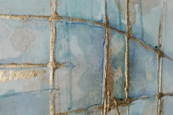 Handgemaltes Gemälde 'Hypnotic Turquoise' 60x90cm | inkl. Echtheitszertifikat
