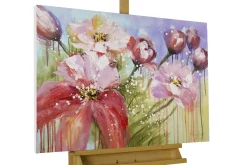 Handgemaltes Gemälde 'Im Garten von Morgen' 90x60cm | inkl. Echtheitszertifikat