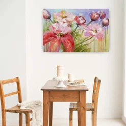 Handgemaltes Gemälde 'Im Garten von Morgen' 90x60cm | inkl. Echtheitszertifikat