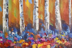 Handgemaltes Gemälde 'Jahreszeitenwandel' 120x60cm | inkl. Echtheitszertifikat