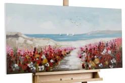 Handgemaltes Gemälde 'Jardin de Playa' 100x50cm | inkl. Echtheitszertifikat