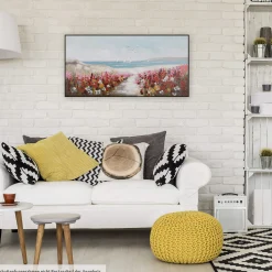 Handgemaltes Gemälde 'Jardin de Playa' 100x50cm | inkl. Echtheitszertifikat