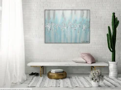 Handgemaltes Gemälde 'Kühle Entspannung' 100x75cm | inkl. Echtheitszertifikat