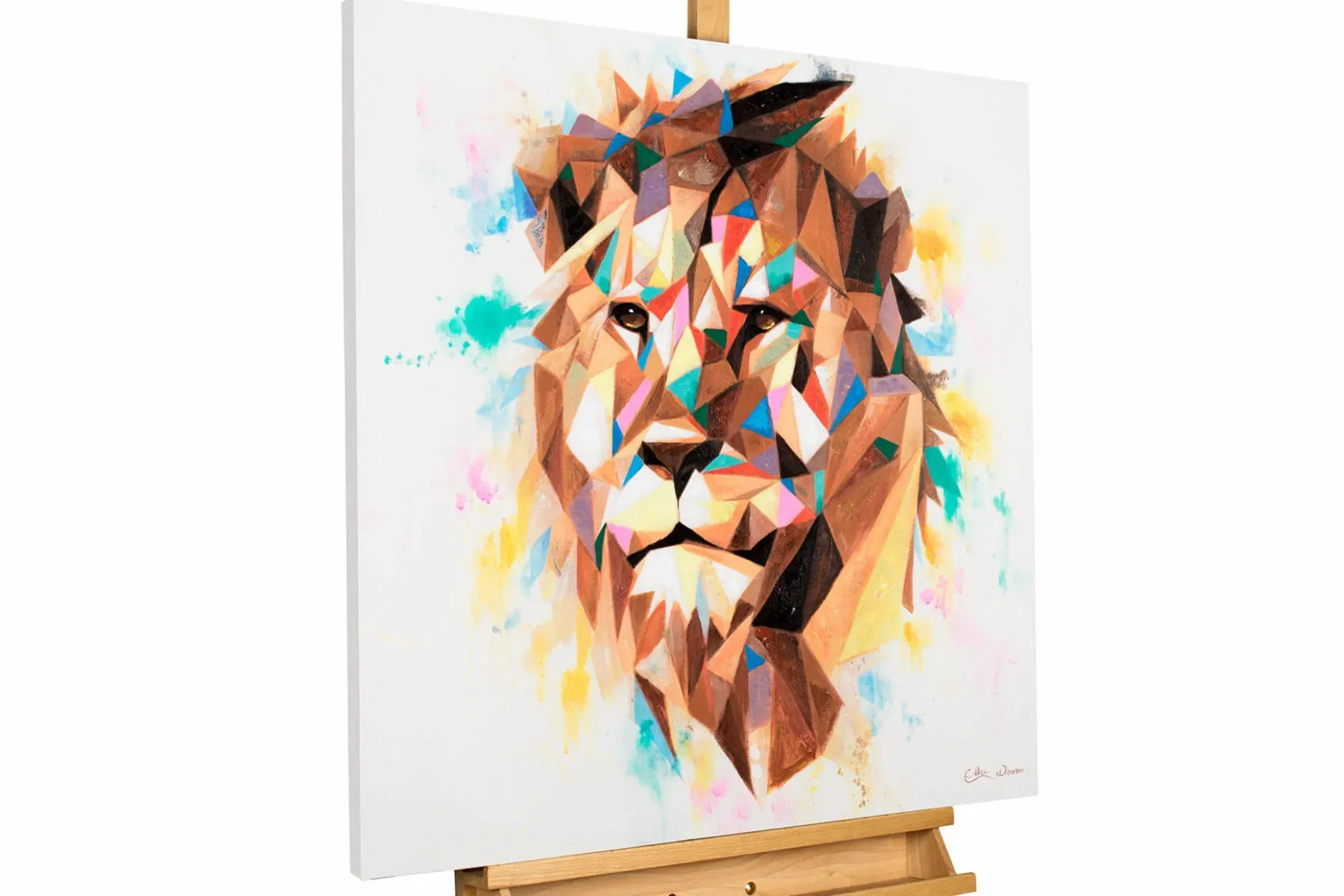 Handgemaltes Gemälde 'Kingly Tint' 80x80cm | inkl. Echtheitszertifikat