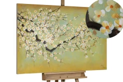 Handgemaltes Gemälde 'Kirschblüten' 120x80cm | inkl. Echtheitszertifikat