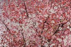 Handgemaltes Gemälde 'Kirschblütenzauber' 80x80cm | inkl. Echtheitszertifikat