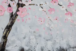 Handgemaltes Gemälde 'Kirschblütentraum' 120x60cm | inkl. Echtheitszertifikat