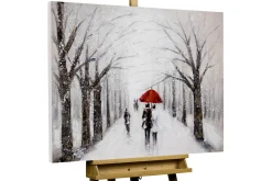 Handgemaltes Gemälde 'Kiss in the Snow' 100x75cm | inkl. Echtheitszertifikat