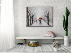 Handgemaltes Gemälde 'Kiss in the Snow' 100x75cm | inkl. Echtheitszertifikat