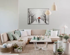 Handgemaltes Gemälde 'Kiss in the Snow' 100x75cm | inkl. Echtheitszertifikat