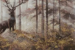Handgemaltes Gemälde 'König der Hirsche' 80x80cm | inkl. Echtheitszertifikat