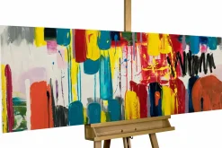 Handgemaltes Gemälde 'Künste der Farben' 150x50cm | inkl. Echtheitszertifikat