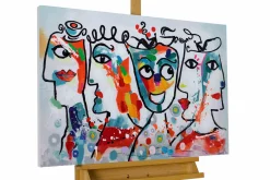 Handgemaltes Gemälde 'Kosmopoliten' 90x60cm | inkl. Echtheitszertifikat