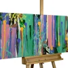 Handgemaltes Gemälde 'Kunterbunte Ära' 150x50cm | inkl. Echtheitszertifikat