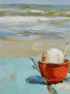 Handgemaltes Gemälde 'Kusten Gelato' | Echtheitszertifikat inklusive