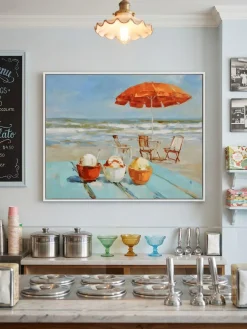 Handgemaltes Gemälde 'Kusten Gelato' | Echtheitszertifikat inklusive