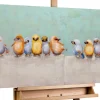 Handgemaltes Gemälde 'Lausbubenbande' 100x50cm | inkl. Echtheitszertifikat