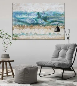 Handgemaltes Gemälde 'Layers of Ages' 100x75cm | inkl. Echtheitszertifikat
