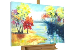 Handgemaltes Gemälde 'Letzte Sommertage' 90x60cm | inkl. Echtheitszertifikat