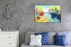 Handgemaltes Gemälde 'Letzte Sommertage' 90x60cm | inkl. Echtheitszertifikat