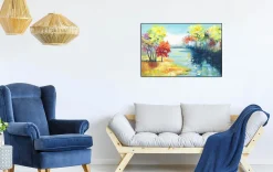 Handgemaltes Gemälde 'Letzte Sommertage' 90x60cm | inkl. Echtheitszertifikat